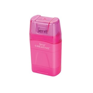 SERVE Creative Silgili Kalemtıraş Pembe