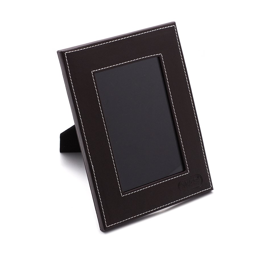 MAS 3828 Suni Deri Resim Çerçevesi, Kahverengi