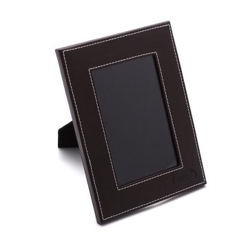 MAS 3828 Suni Deri Resim Çerçevesi, Kahverengi