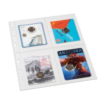 Leuchtturm GRANDE Kağıt Para, Zarf, Efemera İçin Yapraklar, 2CT (150 X 106 mm)