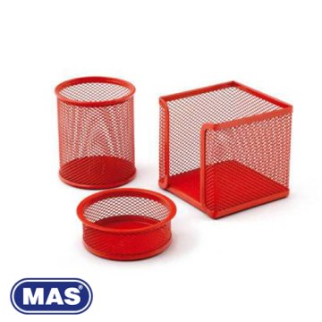 Mas 505 Metal Perfore Üçlü Set, Kırmızı