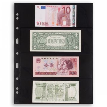 Leuchtturm GRANDE Kağıt Para, Zarf, Efemera İçin Yapraklar, 4S (72 X 216 mm)
