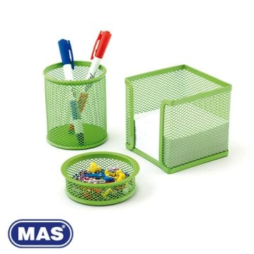 Mas 505 Metal Perfore Üçlü Set, Yeşil
