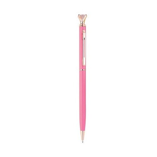 PULKO Promosyon TekTaş, Tükenmez Kalem, (Mavi Kartuşlu), Pembe