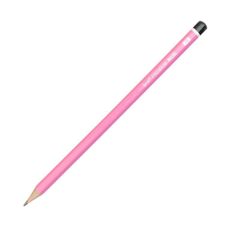 SERVE Premium Kurşun Kalem, Pastel Şeker Pembe