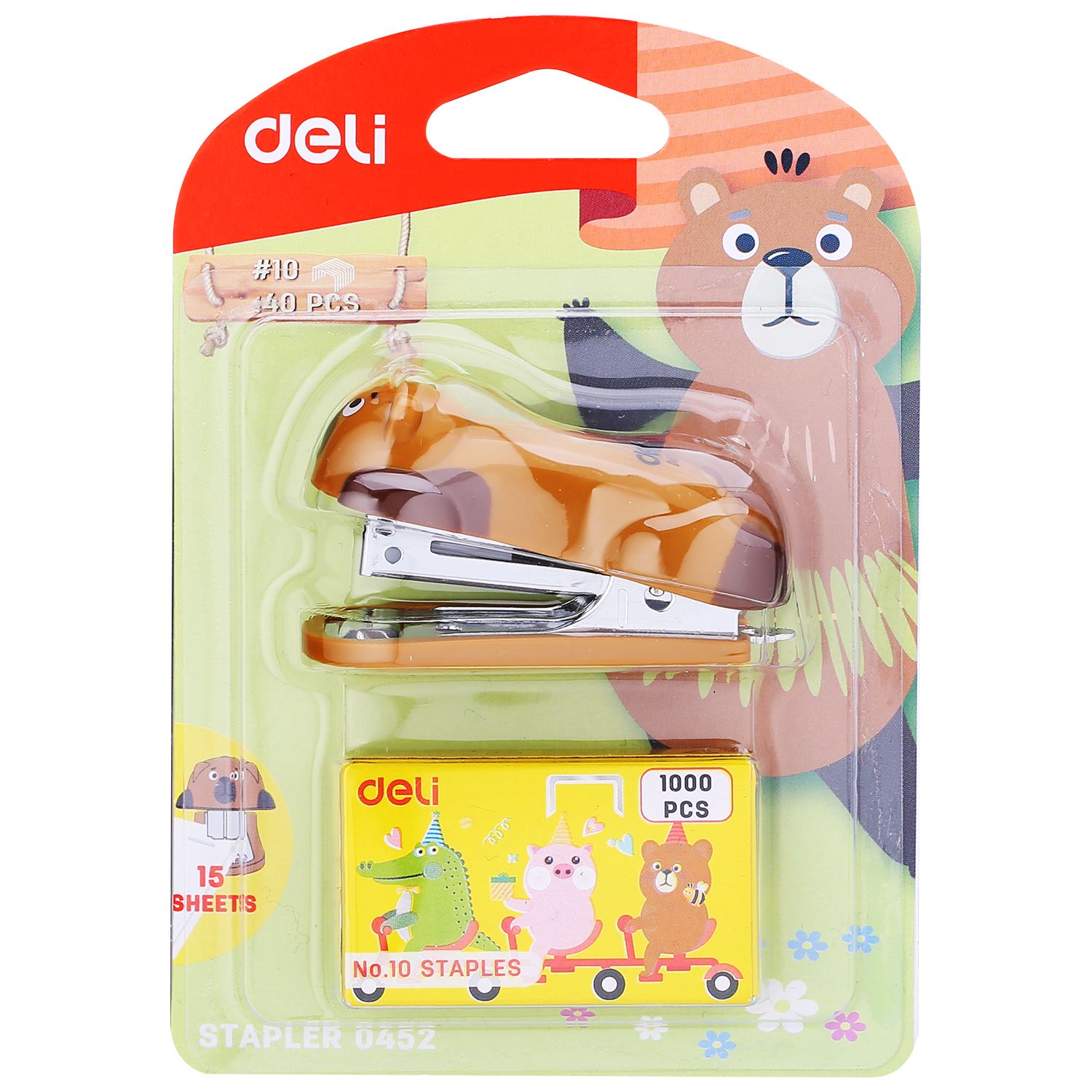 Deli, Mini Zımba Seti, Ayı Figürlü