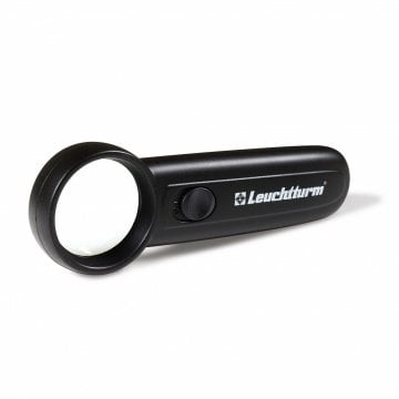 Je Leuchtt les blancs poignée LED de poche Loupe 6X Pratique