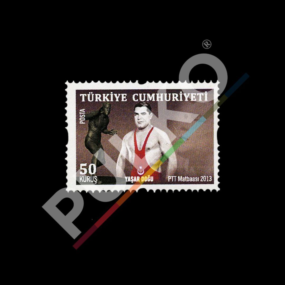 Yaşar Doğu'nun Doğumunun 100. Yılı Konulu Sürekli Seri (23 Aralık 2013) - Türkiye Cumhuriyeti Pul Koleksiyonu