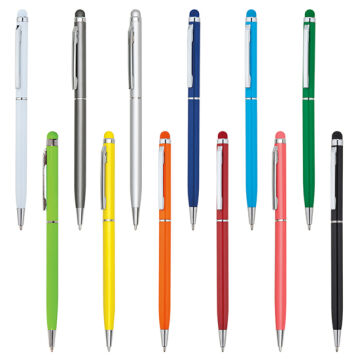 ThinyTouch, Dokunmatik Ekran Uçlu, Metal Kasa, Tükenmez Kalem, Açık Pembe