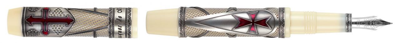 VISCONTI Jacques de Molay Silver Dolma Kalem