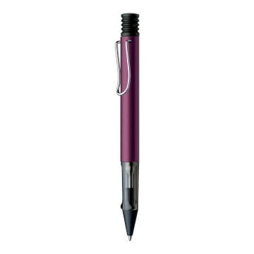 Lamy Al-Star Tükenmez Kalem, Alüminyum Gövde, Ergonomik Grip, Parlak Siyah-Mor