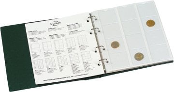 Leuchtturm Numis F, 5 Adet Numis Madeni Para Yaprağı İle Beraber
