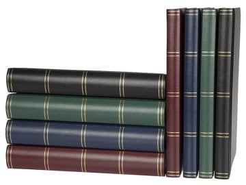Leuchtturm Asitsiz Lüks Kağıt Para Albümü, Siyah Zemin,