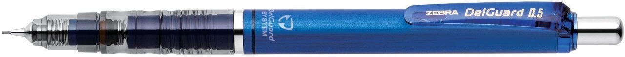 ZEBRA DelGuard Versatil Kalem 0.5 mm (Uçlu Kalem), Mavi