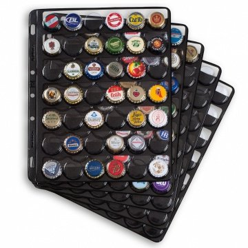 Leuchtturm Şişe Kapağı Koleksiyonu Albümü (280x325x80mm), 210 Adet Kapasiteli (Max. Kapasite 378 dir.)
