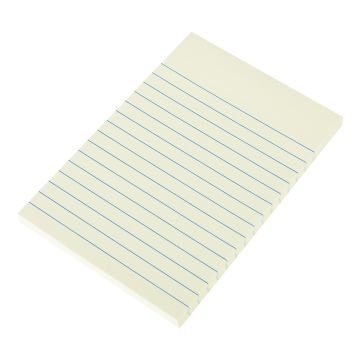 DELİ A00752 Yapışkanlı Not Kağıdı, 100 Yaprak, 152 X 101 mm, Çizgili, Sarı / 100019774