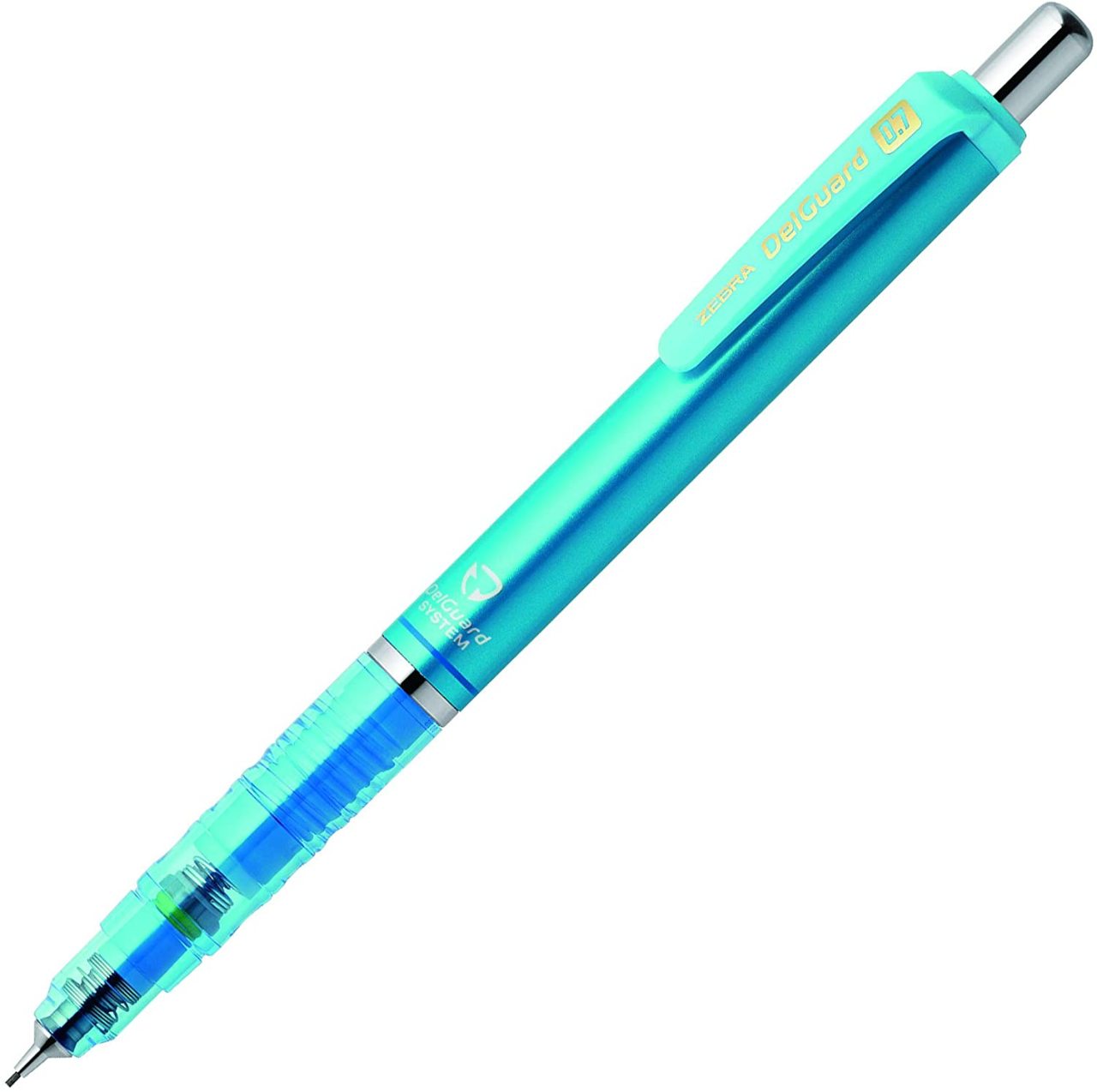 ZEBRA DelGuard Versatil Kalem 0.7 mm (Uçlu Kalem), Parlak Mavi