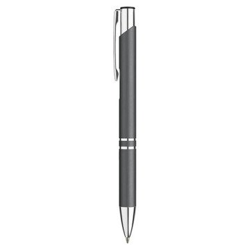 PULKO Promosyon Classic Lines II, Metal Kasa, Tükenmez Kalem, 041 Antrasit Gri