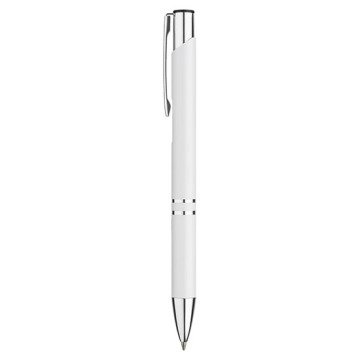 PULKO Promosyon Classic Lines II, Metal Kasa, Tükenmez Kalem, 041 Beyaz