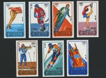 PULKO HistorY 1970 Moğolistan - 1988 - Spor Temalı Pul Koleksiyonu