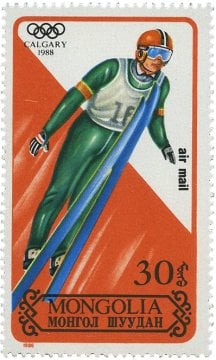 PULKO HistorY 1970 Moğolistan - 1988 - Spor Temalı Pul Koleksiyonu