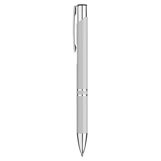 PULKO Promosyon Classic Lines II, Metal Kasa, Tükenmez Kalem, 041 Gümüş Gri