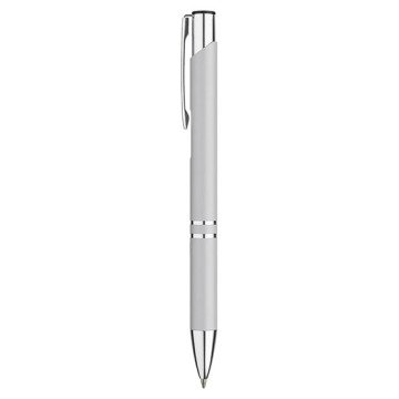 PULKO Promosyon Classic Lines II, Metal Kasa, Tükenmez Kalem, 041 Gümüş Gri