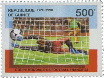 PULKO HistorY 1970 Gine Cumhuriyeti - 1998 - Spor (Futbol) Temalı Pul Koleksiyonu