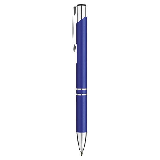 PULKO Promosyon Classic Lines II, Metal Kasa, Tükenmez Kalem, 041 Lacivert