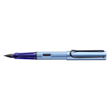 Lamy Al-Star Dolma Kalem, Alüminyum Gövde, Ergonomik Grip, Siyah Çelik Uç, Aquatic - Medium (M) Uç