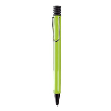 Lamy Safari Tükenmez Kalem, Dayanıklı Plastik Gövde, Ergonomik Grip, Çelik Klips, Neon Limon Yeşili