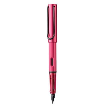 Lamy Al-Star Dolma Kalem, Alüminyum Gövde, Ergonomik Grip, Siyah Çelik Uç, Fiery - Medium (M) Uç