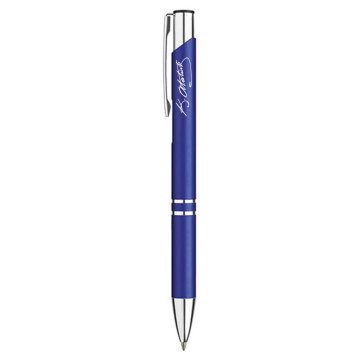 PULKO Promosyon Classic Lines II, Metal Kasa, Tükenmez Kalem, 041 (K. Atatürk İmzalı), Lacivert
