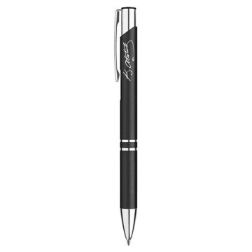 PULKO Promosyon Classic Lines II, Metal Kasa, Tükenmez Kalem, 041 (K. Atatürk İmzalı), Siyah