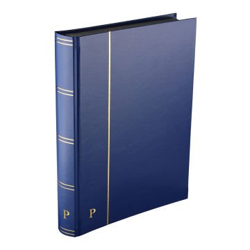 PULKO HistorY 1970 Pul Defteri Klasik, 30 Yaprak, 60 Sayfa, A4+, Siyah Zemin, Mavi