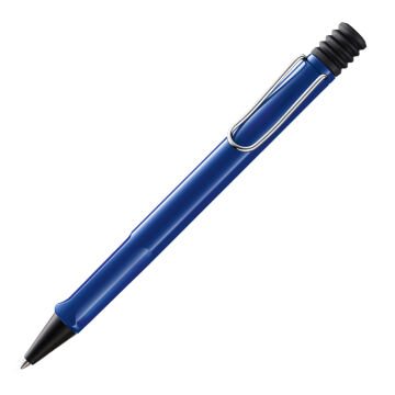 Lamy Safari Tükenmez Kalem, Dayanıklı Plastik Gövde, Ergonomik Grip, Çelik Klips, Parlak Mavi