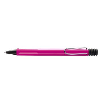 Lamy Safari Tükenmez Kalem, Dayanıklı Plastik Gövde, Ergonomik Grip, Çelik Klips, Parlak Pembe
