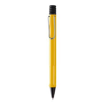 Lamy Safari Tükenmez Kalem, Dayanıklı Plastik Gövde, Ergonomik Grip, Çelik Klips, Parlak Sarı