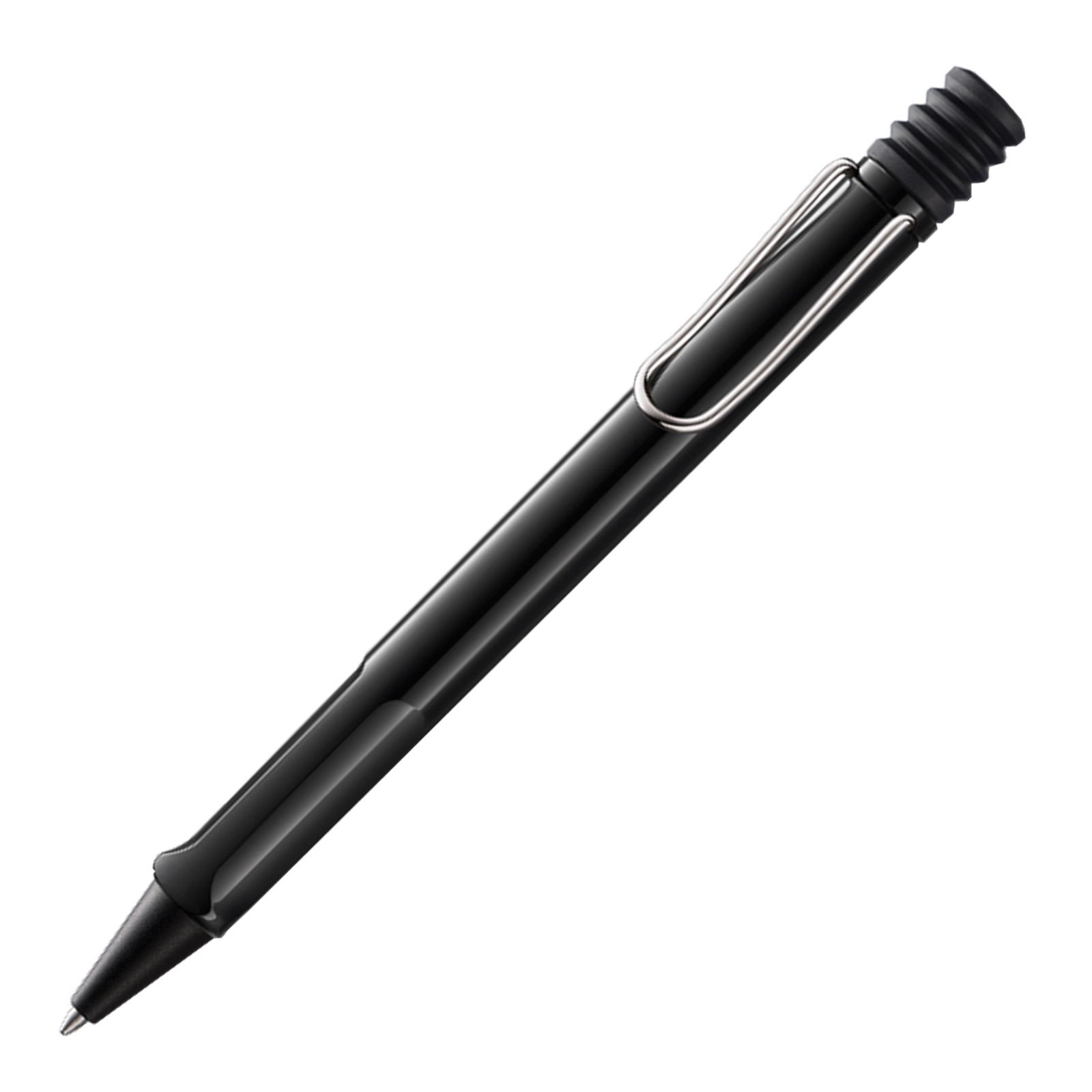 Lamy Safari Tükenmez Kalem, Dayanıklı Plastik Gövde, Ergonomik Grip, Çelik Klips, Parlak Siyah