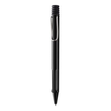 Lamy Safari Tükenmez Kalem, Dayanıklı Plastik Gövde, Ergonomik Grip, Çelik Klips, Parlak Siyah