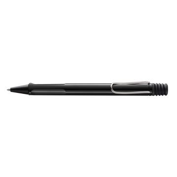 Lamy Safari Tükenmez Kalem, Dayanıklı Plastik Gövde, Ergonomik Grip, Çelik Klips, Parlak Siyah