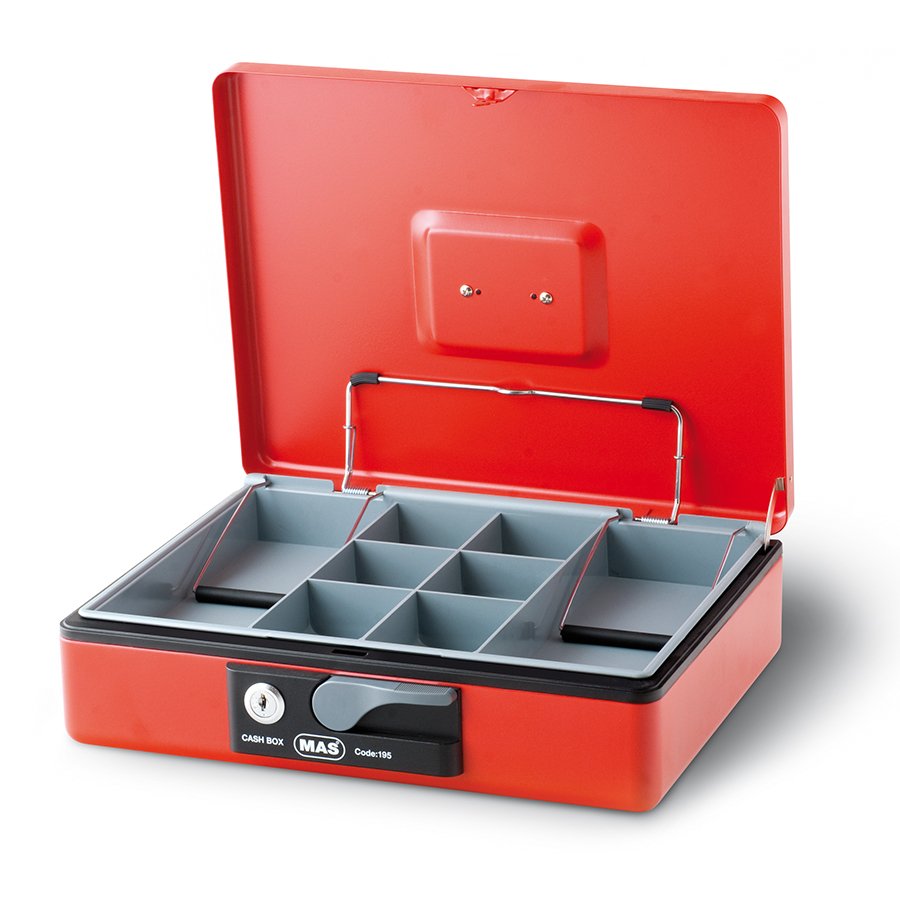 MAS 195 Jumbo Boy Para Kasası Kırmızı