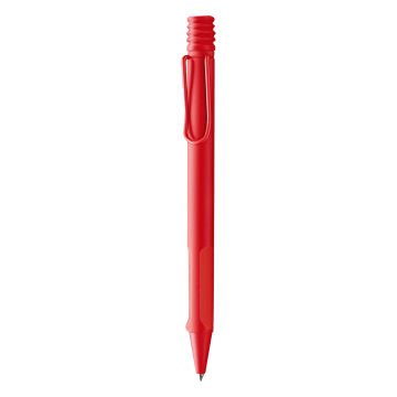 Lamy Safari Tükenmez Kalem, Dayanıklı Plastik Gövde, Ergonomik Grip, Çelik Klips, Strawberry