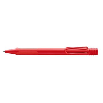 Lamy Safari Tükenmez Kalem, Dayanıklı Plastik Gövde, Ergonomik Grip, Çelik Klips, Strawberry