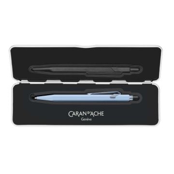CaranD'ache 849 Limited Edition, Claim Your Style Polar Blue Tükenmez Kalem, Özel Metal Kutusu ile,
