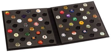 Leuchtturm PRESSO Şişe Kapağı Koleksiyonu Albümü / 64 adet Şişe Kapağı Kapasiteli
