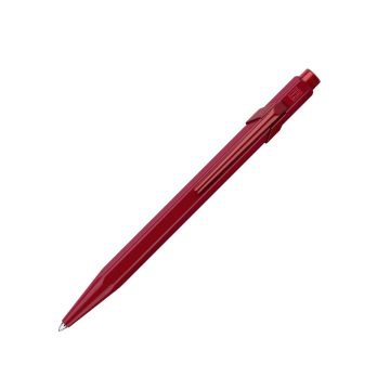 CaranD'ache 849 Limited Edition, Claim Your Style Polar Blue Tükenmez Kalem, Özel Metal Kutusu ile, Garnet Red
