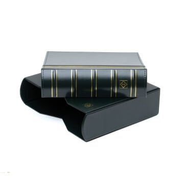 Leuchtturm Klasik 200 Adet Kapasiteli FDC ve Fotoğraf Albümü, Standart Format (Cep Boyutları: 195 X 130 mm) Koyu Yeşil