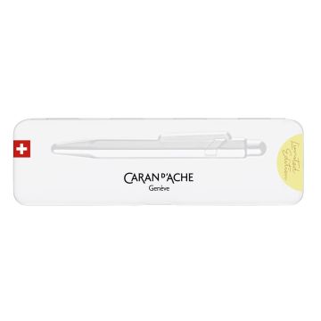 CaranD'ache 849 Limited Edition, Claim Your Style Polar Blue Tükenmez Kalem, Özel Metal Kutusu ile, Frozen Lemon