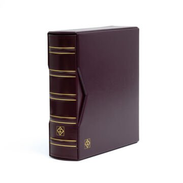 Leuchtturm Klasik 200 Adet Kapasiteli FDC ve Fotoğraf Albümü, Standart Format (Cep Boyutları: 195 X 130 mm) Bordo